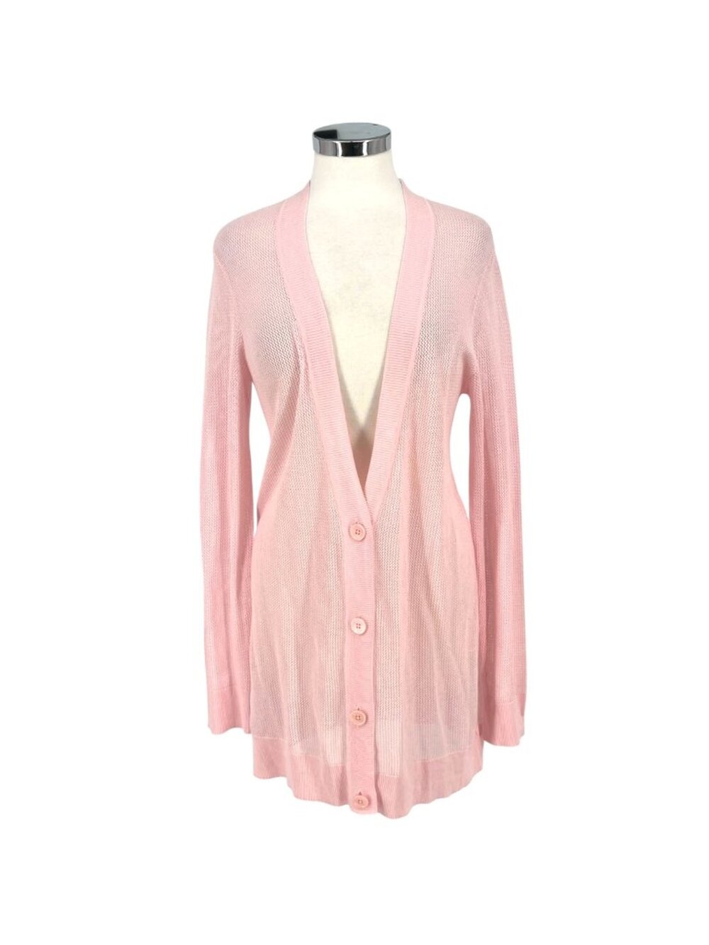 AG Adriano Goldschmied Cameron Balletcore Preppy Cardigan Prism Pink Size Small